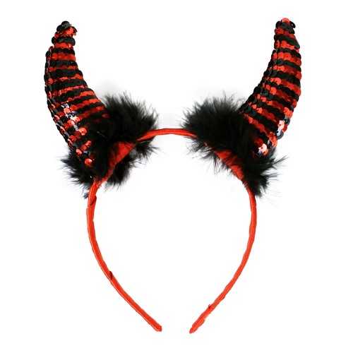 Diable cornes plumes - le,