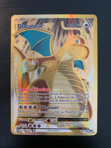 Carte pokémon dracolosse ex - pokémon,