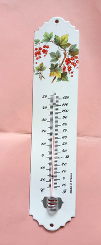 Thermomètre émaillé déco - thermomètre,
