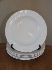 Villeroy and Boch Diamond 6 White Porcelain Hollow Plates
