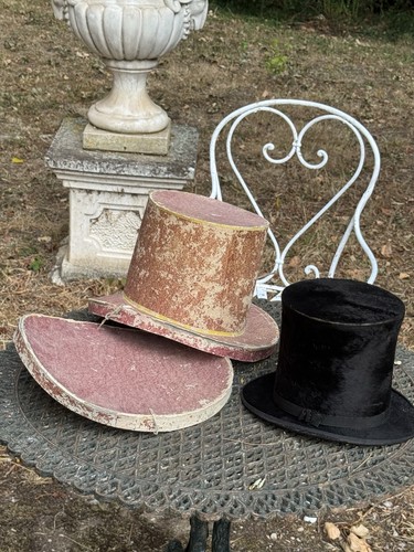 Chapeau haut forme velours - chapeau,