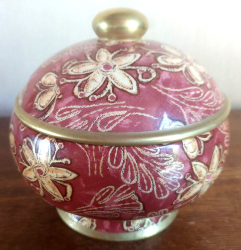 Faience boîte sucrier vide - boÎte,