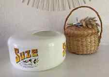 7⚜ Antique Large Ice Tray / Ice Bucket SUZE White Bar / Vintage Bistro