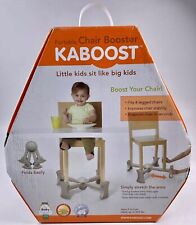 New - Open Box - KABOOST Booster Seat for Dining Table -Natural -Under The Chair