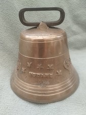 Cloche ancienne bronze Modane Vache Savoie 