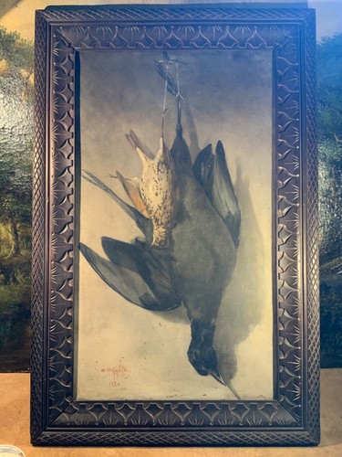 Ancienne peinture huile sur - ancienne,