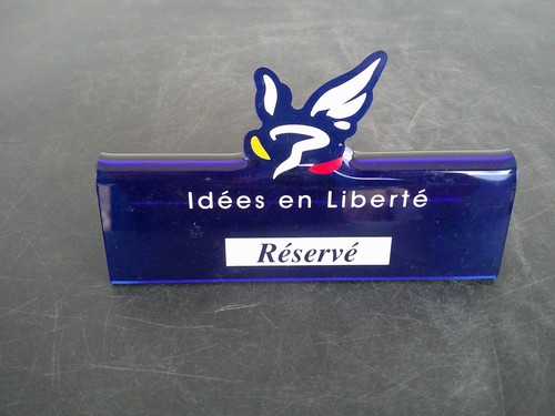 Chevalet plastique logo - plastique,