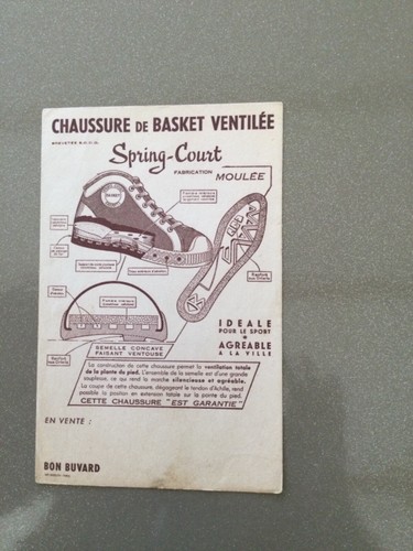 Buvard basket spring court - -,