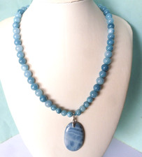 Collier en Jade bleu de