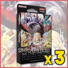 YUGIOH THE CHRONICLES DECK THE FALLEN & THE VIRTUOUS x3 English Ver Ships 10/24