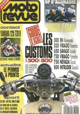 MOTO REVUE N°3045 LES CUSTOMS DE 500 à 800 CM3 / YAM 125 TZR R / DRAGSTERMANIA