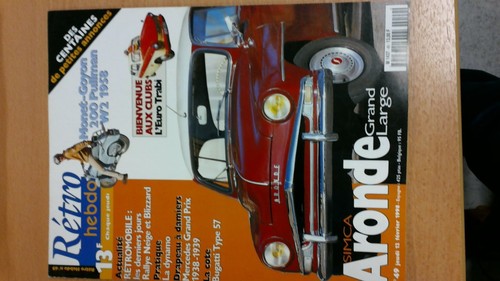 Revue automobile vintage - automobile,