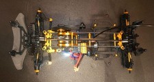 TAMIYA TA05 VDF Gold Edition RC Car Custom Chassis (JUNK)
