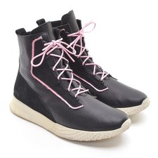 Ladies Arche Andrew Sneakers $550 Lace Up Hi Trainers 38 / 7 Black Leather Shoes