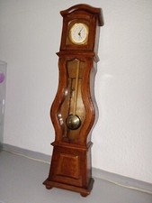 mini horloge comtoise fabrication artisanale en bois de chêne 