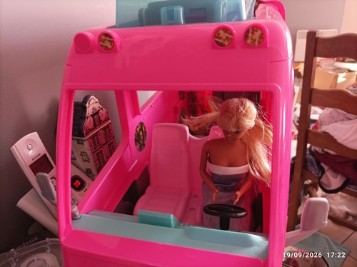 Camping car barbie avec - camping,