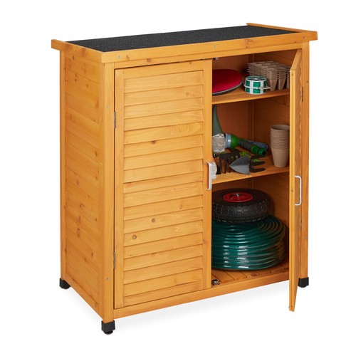 Armoire jardin bois 3 - armoire,