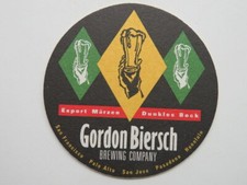 Bière BAR Pub dessous de Verre - Gordon Biersch Brassage Co Marzen Dunkles Bock