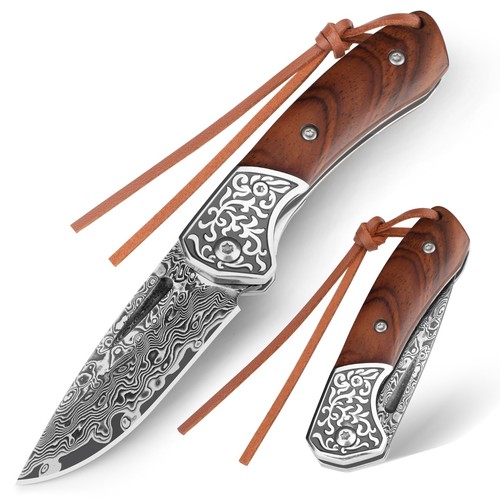 Couteau pliant damas - , 67