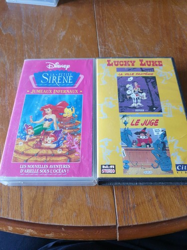 Lot cassette vhs 6 disney - vhs,