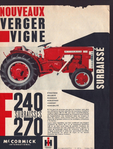 Tracteur verger vigne - tracteur, &