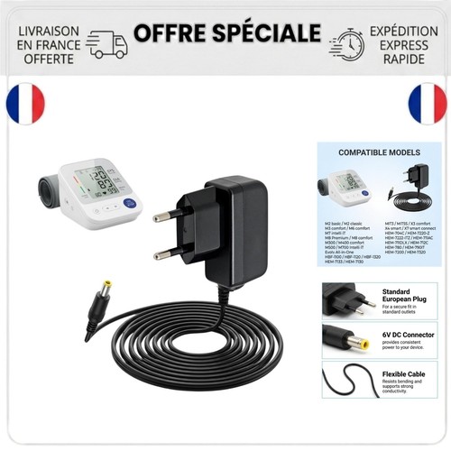 Chargeur tensiomètre omron - chargeur,