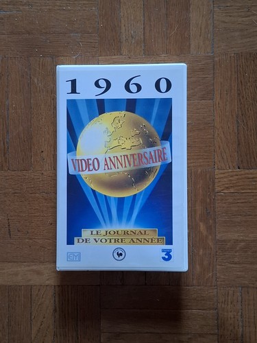 Vhs video anniversaire - anniversaire, 1960