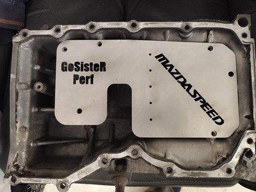 Oil control pan baffle - oil,