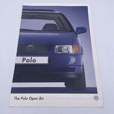 Volkswagen Polo Open Air 1995-96 UK Market Car Sales Brochure L CL 1.0 1.4 1.9D