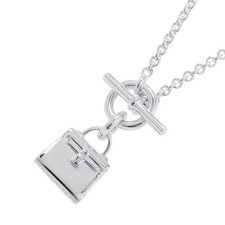 HERMES Amulette Kelly Necklace SV925