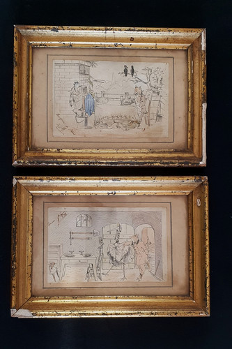 Anciens dessins renard - le,