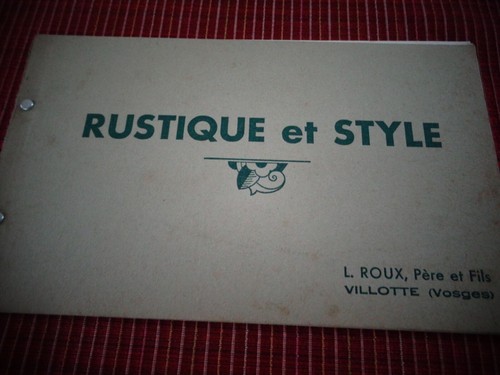 Catalogue meuble rustique - catalogue,