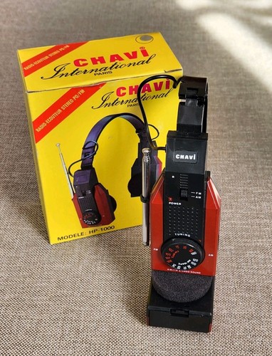 Casque radio écouteur - radio, vintage