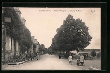 CPA Jars, Route d´Assigny, le Champ de Foire 