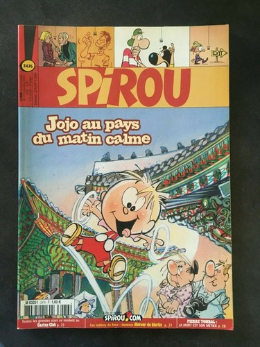 Spirou 3476 jojo - spirou, #