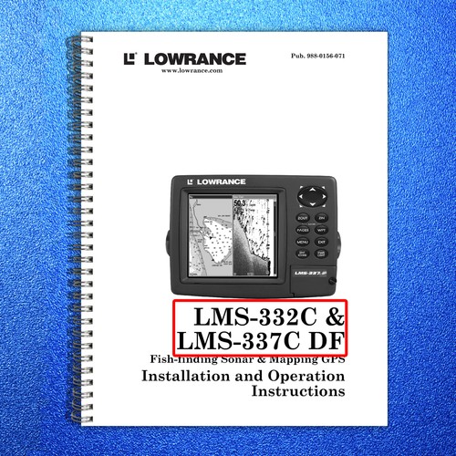 Lowrance lms 332c 337c fish - lms-332c,