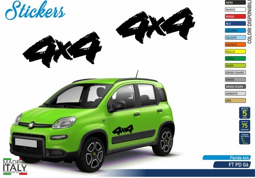 Adhésifs fiat panda 4x4 - adhésifs,
