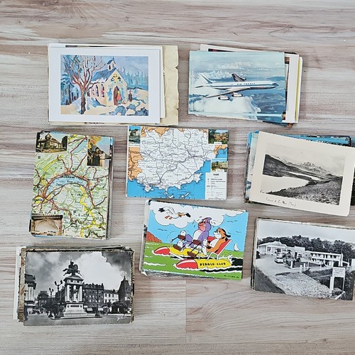 Lot 100 cartes postales - cartes,