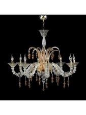 Lustre 8 Lumières Murano De