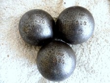 3 boules pétanque de
