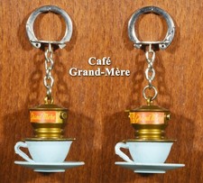Grandmother coffee, cup keychain + plastic filter