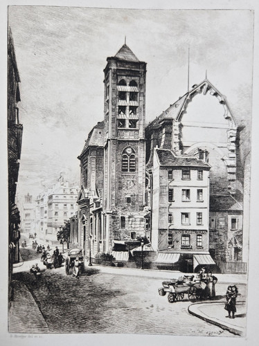 Eau forte originale 1906 - ,, b