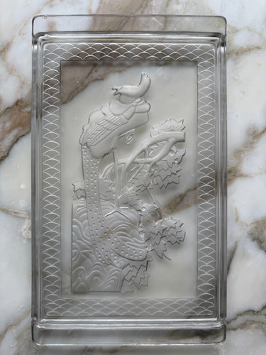 Plateau lalique non - ,