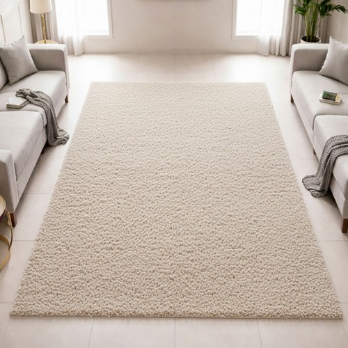 Tapis shaggy beige - shaggy, –