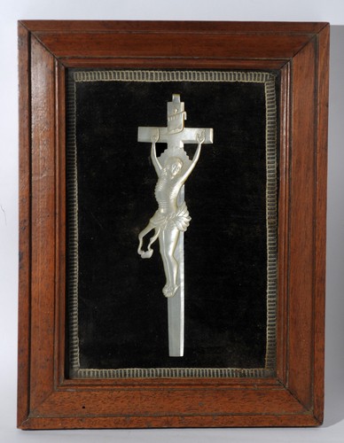 Petit crucifix nacre et - petit, en