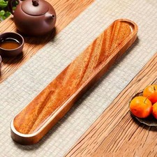 Porte-gobelets en bois massif simple couche bord rond adapté aux théiers