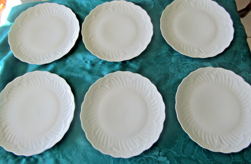 Assiettes plates porcelaine - 6,