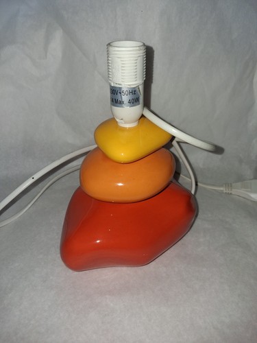 Lampe galet multicolore - lampe, à