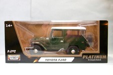 Motor Max - TOYOTA LAND CRUISER FJ40 1974 vert foncé. réf. 79323 Neuf NBO 1/24