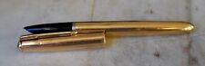 STYLO PLUME PARKER 51 EN METAL PL. OR - PLUME EN OR MASSIF 18 K - RARE VERSION